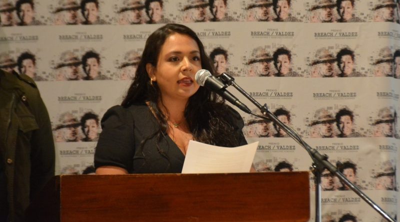 Gloria Piña ganadora del Premio Breach / Valdez de Periodismo y Derechos Humanos 2022 inicia viaje por Europa 
