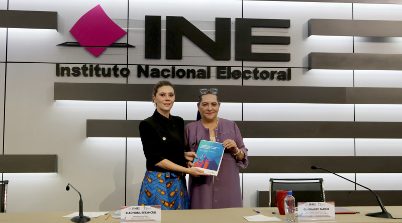 ONU Mujeres presenta y el INE recibe estudio sobre violencia política contra las mujeres